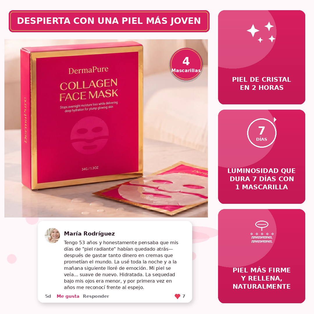Mascarilla de Colágeno  DERMAPURE® 2.0