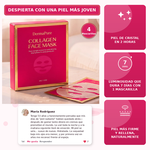 Mascarilla de Colágeno  DERMAPURE® 2.0