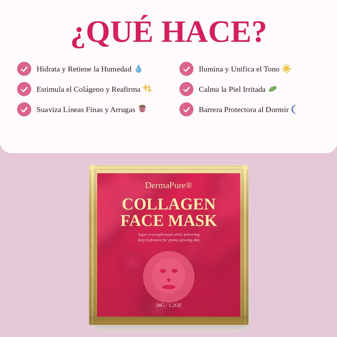 Mascarilla de Colágeno  DERMAPURE® 2.0
